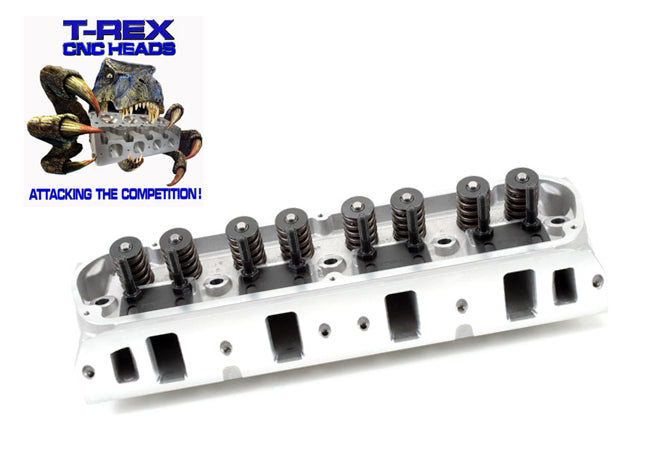 TREX EDELBROCK SBF VICTOR JNR CNC HEADS 73CC F/T| T-Rex Racing Engines