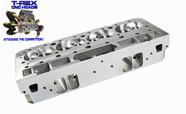 TREX SBC RACER PRO CNC HEADS 7000 54CC R/T| T-Rex Racing Engines